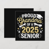 Trotse oma van een Afstuderen Afstuderen Golden 20 Kaart (Voorkant / Achterkant)