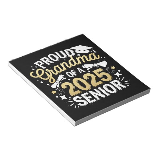 Trotse oma van een Afstuderen Afstuderen Golden 20 Notitieblok (Schuin)