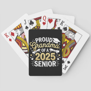 Trotse oma van een Afstuderen Afstuderen Golden 20 Pokerkaarten