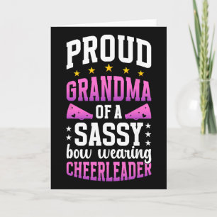 Trotse oma van een cheerleader Oma Cheer G Kaart