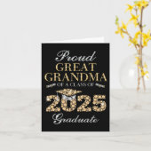 Trotse oma van een CL van 2025 Afstuderen Kaart (Gele Bloem)