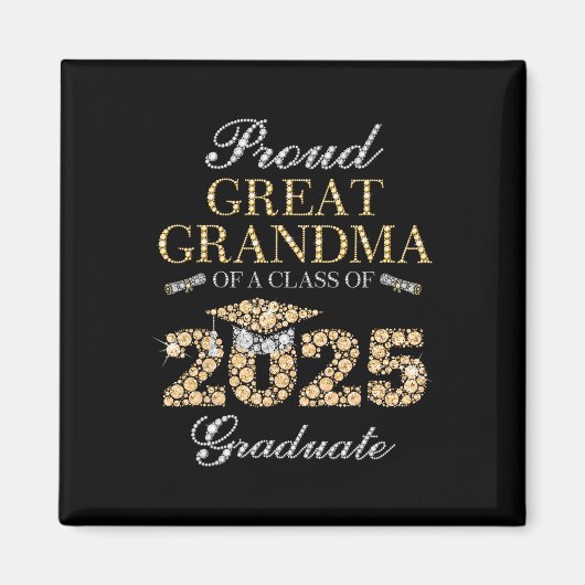 Trotse oma van een CL van 2025 Afstuderen Magneet (Voorkant)