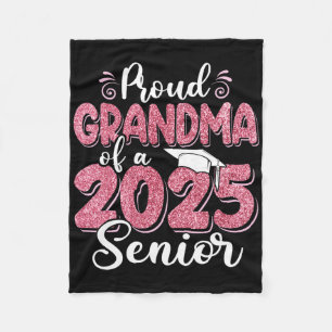 Trotse oma van een CL van 2025 Senior Funny Gradua Fleece Deken