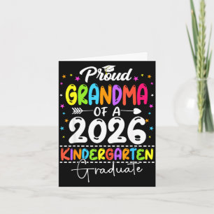 Trotse oma van een eindexamenklas kleuters van 202 kaart