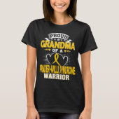 TROTSE OMA VAN EEN PRADER WILLI SYNDROOM WARRIOR T-SHIRT (Voorkant)