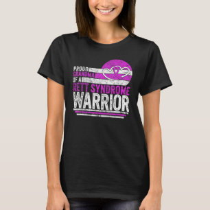 Trotse oma van een Rett-syndroom warrior bewustzij T-shirt