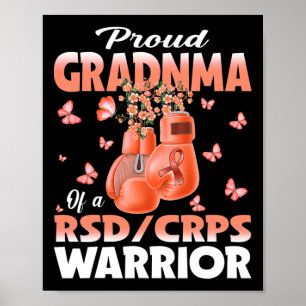 Trotse oma van een RSD CRPS Warrior Awareness Boxi Poster