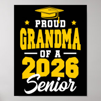 Trotse oma van een senior cl van 2026 Senior 2026  Poster