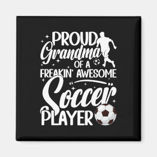Trotse oma van een voetballer Oma Voetbal Gr Magneet