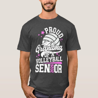 Trotse oma van een volleybal Senior Oma 2026 T-shirt