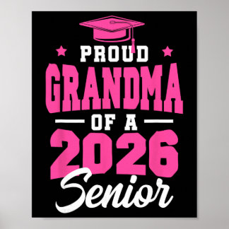 Trotse oma van eindexamenklas 2026 Senior 2026 P Poster
