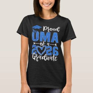 Trotse oma van eindexamenklas 2026 senior t-shirt