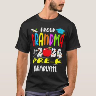 Trotse oma van eindexamenklas kleuterschool 2026 M T-shirt