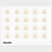 Trotse oma van het Afstuderen Afstuderen Gran 2025 Ronde Sticker (Vel)