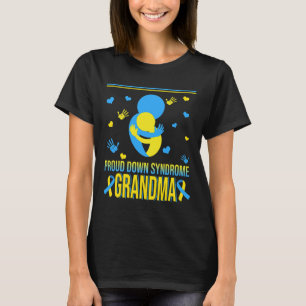 Trotse Oma Van Kind Met Downsyndroom Downsyndroom T-shirt