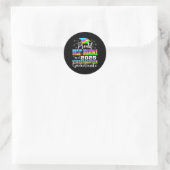 Trotse oma van kleuterschool Afstuderen 2025 Ronde Sticker (Tas)
