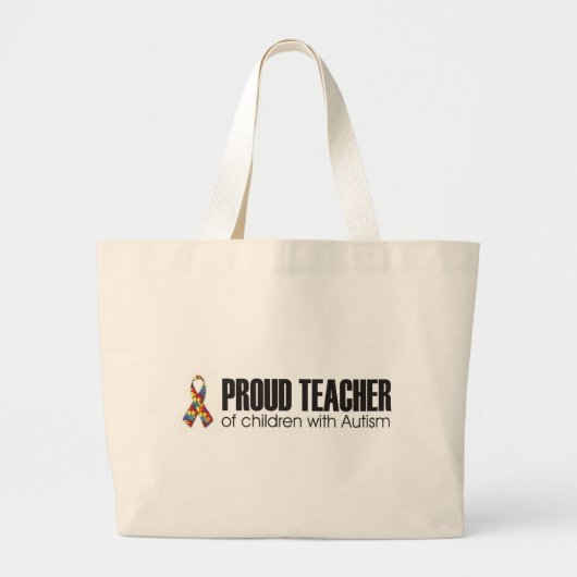 trotse onderwijzer van kinderen met autisme - tas (Voorkant)