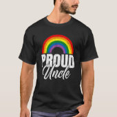 Trotse Oom Ally LGBT Lesbische Gay Pride Maand LGB T-shirt (Voorkant)