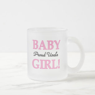 Trotse Oom Baby Meisje Tshirts en Geschenken Matglas Koffiemok