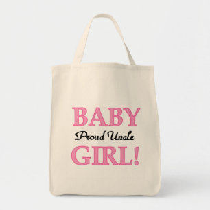 Trotse Oom Baby Meisje Tshirts en Geschenken Tote Bag