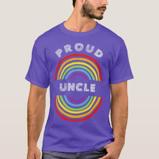 Trotse Oom Pride LGBT LGBT T LGBT Supporter PRI T-shirt