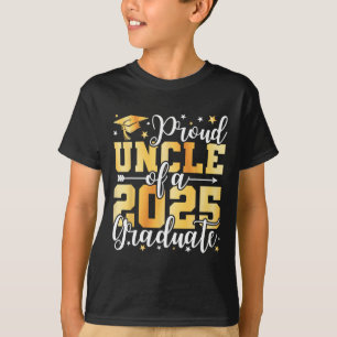 Trotse oom van een 2025 Afstuderen T-shirt Afstude