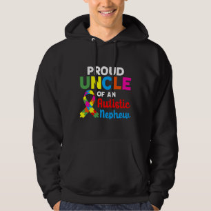 Trotse oom van een autistisch Nephew-autisme Hoodie