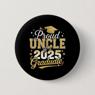Trotse oom van een CL van 2025 Afstuderen senior Ronde Button 5,7 Cm