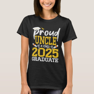 Trotse oom van een CL van 2025 Afstuderen senior T-shirt