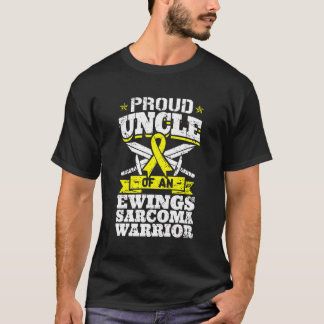Trotse oom van een Ewings Sarcoma Warrior Awarenes T-shirt