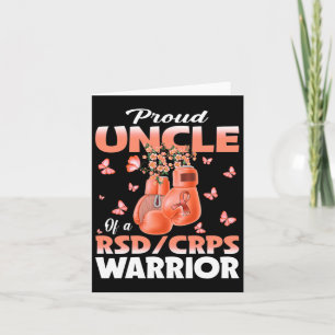 Trotse oom van een RSD CRPS Warrior Awareness Boxi Kaart