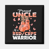 Trotse oom van een RSD CRPS Warrior Awareness Boxi Magneet (Voorkant)