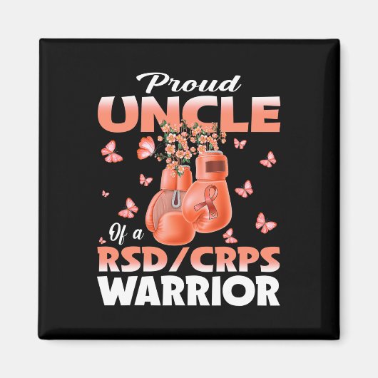 Trotse oom van een RSD CRPS Warrior Awareness Boxi Magneet (Voorkant)