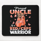 Trotse oom van een RSD CRPS Warrior Awareness Boxi Muismat (Voorkant)