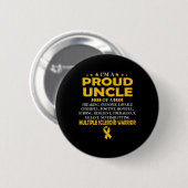 Trotse oom van multiple sclerose krijger T Ronde Button 5,7 Cm (Voorkant /achterkant)