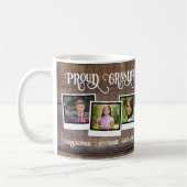 Trotse Opa 3 Foto Snapshot Vaderdag Koffiemok (Links)