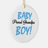 Trotse Opa Baby Boy T-shirts en geschenken Keramisch Ornament (Rechts)