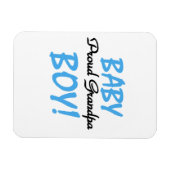 Trotse Opa Baby Boy T-shirts en geschenken Magneet (Horizontaal)