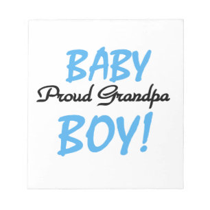 Trotse Opa Baby Boy T-shirts en geschenken Notitieblok