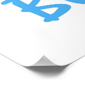 Trotse Opa Baby Boy T-shirts en geschenken Poster (Hoek)