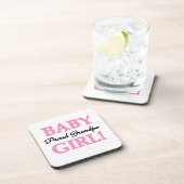 Trotse Opa Baby Meisje Gifts Bier Onderzetter (Rechterzijde)