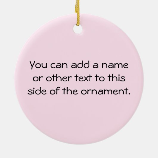 Trotse Opa Baby Meisje Gifts Keramisch Ornament (Achterkant)