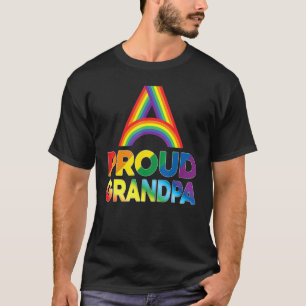 Trotse Opa LGBT Pride Gay Lesbisch Regenboog Kleur T-shirt