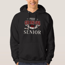 Trotse opa van een 2025 senior Afstuderen basketba Hoodie