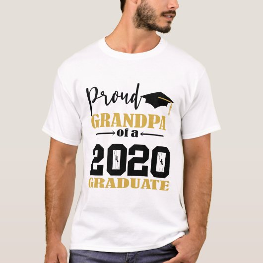 Trotse opa van een Afstuderen 2020 T-shirt (Voorkant)