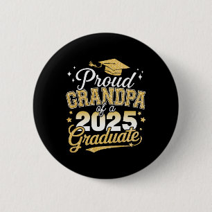 Trotse opa van een CL van 2025 Afstuderen senior A Ronde Button 5,7 Cm