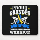 Trotse opa van een Down Syndroom Warrior Down's GR Muismat (Voorkant)