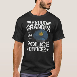 Trotse opa van een politieagent t-shirt