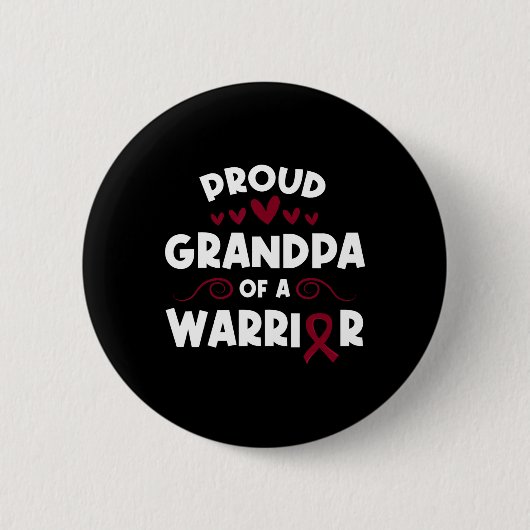 Trotse opa van een sikkelcelstrijder sikkelcel ronde button 5,7 cm (Voorkant)