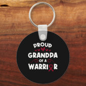 Trotse opa van een sikkelcelstrijder sikkelcel sleutelhanger (Voorkant)